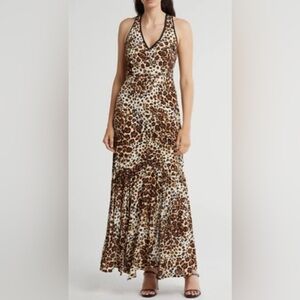 Leopard Print Maxi Dress Love stitch